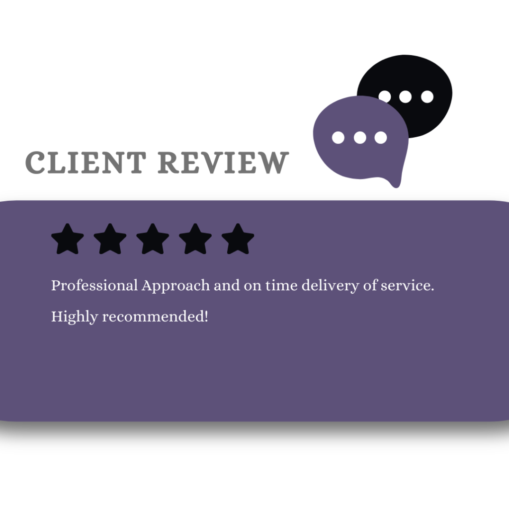 Client review one for our digimense's services and packages